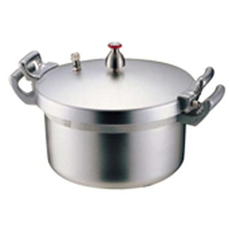 北陸アルミニウム　業務用アルミ圧力鍋 24L 北陸アルミニウム ホクア アルミ圧力鍋 業務用 24リットル - 調理器具