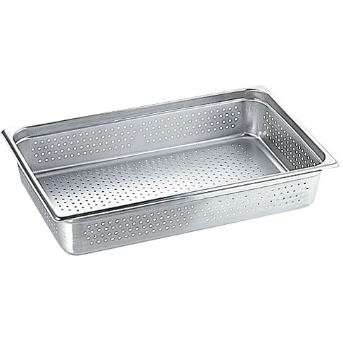 本間製作所 KOINU 18-8 ステンレス 穴明ホテルパン2 1/1サイズ 83114