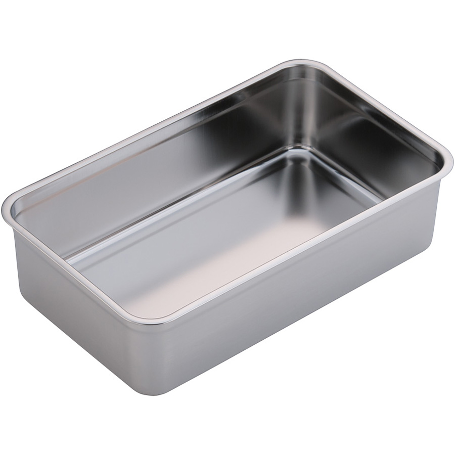 本間冬治工業 弁慶 18-8ステンレス 長バット 深型 40型 - 調理器具の