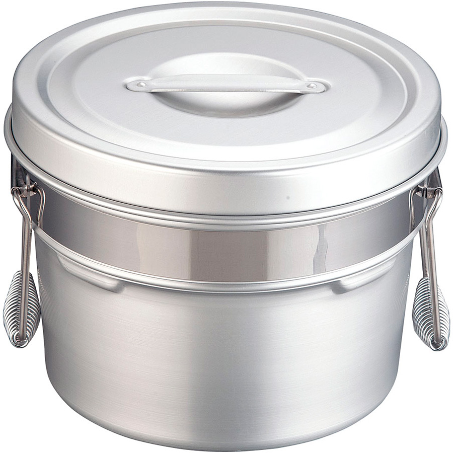 柔らかい アルマイト 炊飯二重食缶 264-B （10L）（264-B）＜（10L）＞