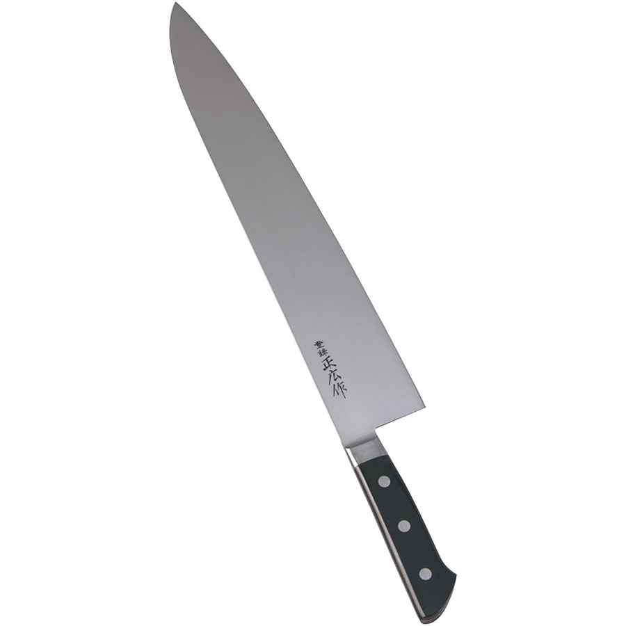 正広別作　牛刀ナイフ　全長36センチ　刃の長さ24センチ 正広別作牛刀ナイフ全長36センチ刃の長さ24センチ