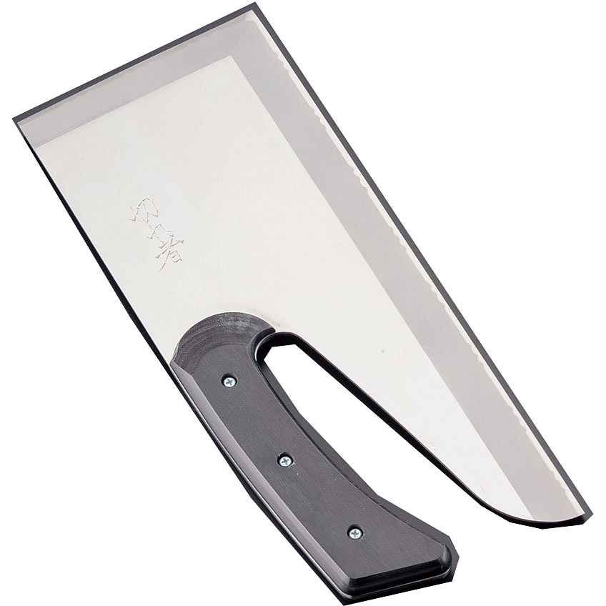 越前刃物 蕎麦切包丁 ステンレス鋼 300mm 合板ハンドル 麺切包丁 ① 越前刃物 宝馬 本格派 そば切包丁 ステンレス鋼 300mm 合板ハンドル