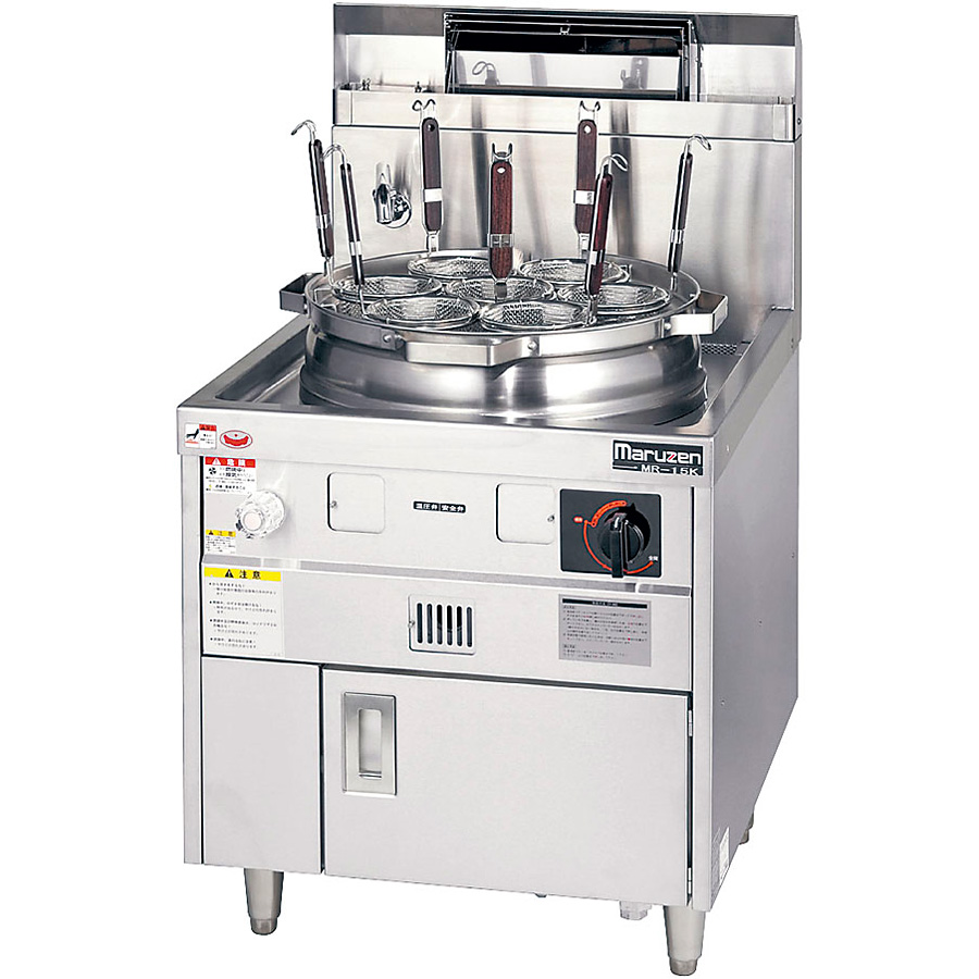 マルゼン ゆで麺機 はやわき 自動点火 MR-15M LPガス - 調理器具のSHOKUBI