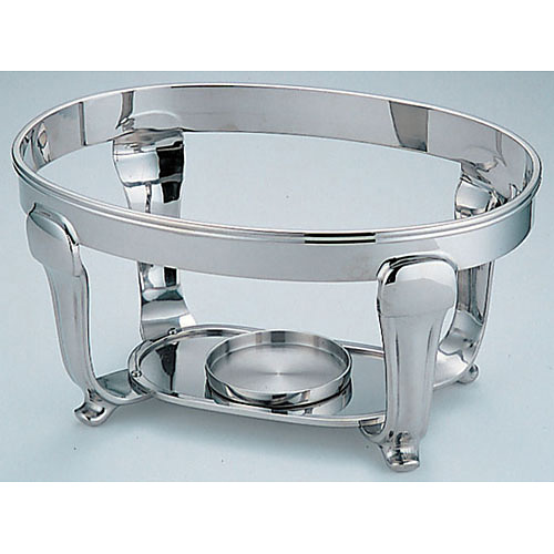 UK18−8バロン小判チェーフィング 用陶器 20インチ（2枚組） 9-1630-1202 備品 飲食店 業務用 ＵＫ１８−８バロン小判チェーフィング 用陶器