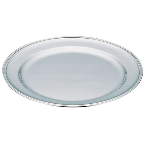 三宝産業 YUKIWA UK 18-8 ステンレス 丸皿 B渕 φ505mm 20インチ - 調理