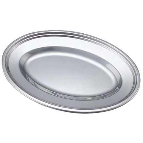 18ー8ステンレス小判皿２２枚セット スギコ 18-8 ステンレス 小判皿 SG渕 460×306mm SH-0018-S 18インチ