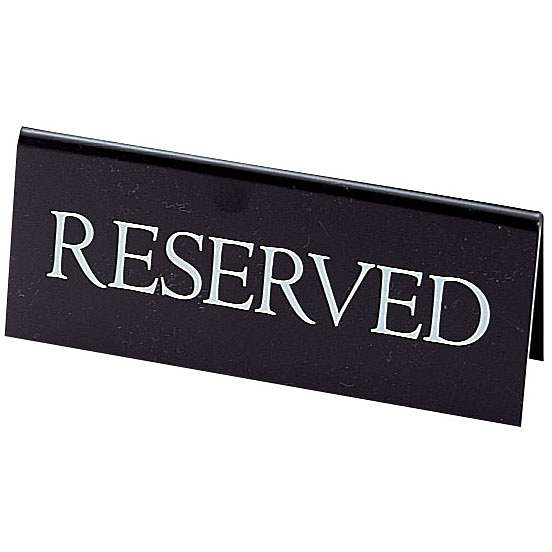 RESERVED 黒
