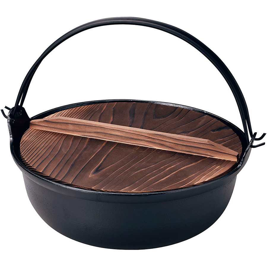 アルミ電磁用いろり鍋 27cm 遠藤商事 アルミ いろり鍋 電磁用 27cm - 調理器具のSHOKUBI