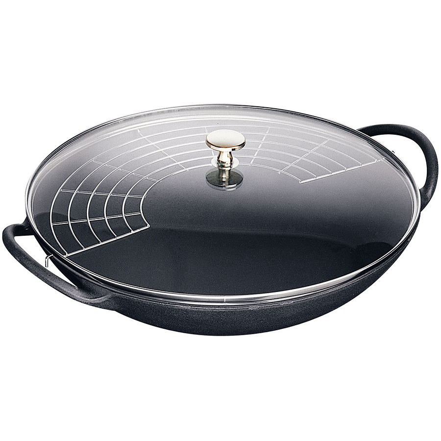 STAUB ビュッフェパン 30cm ガラス蓋付き（ストウブ ピコココット 
