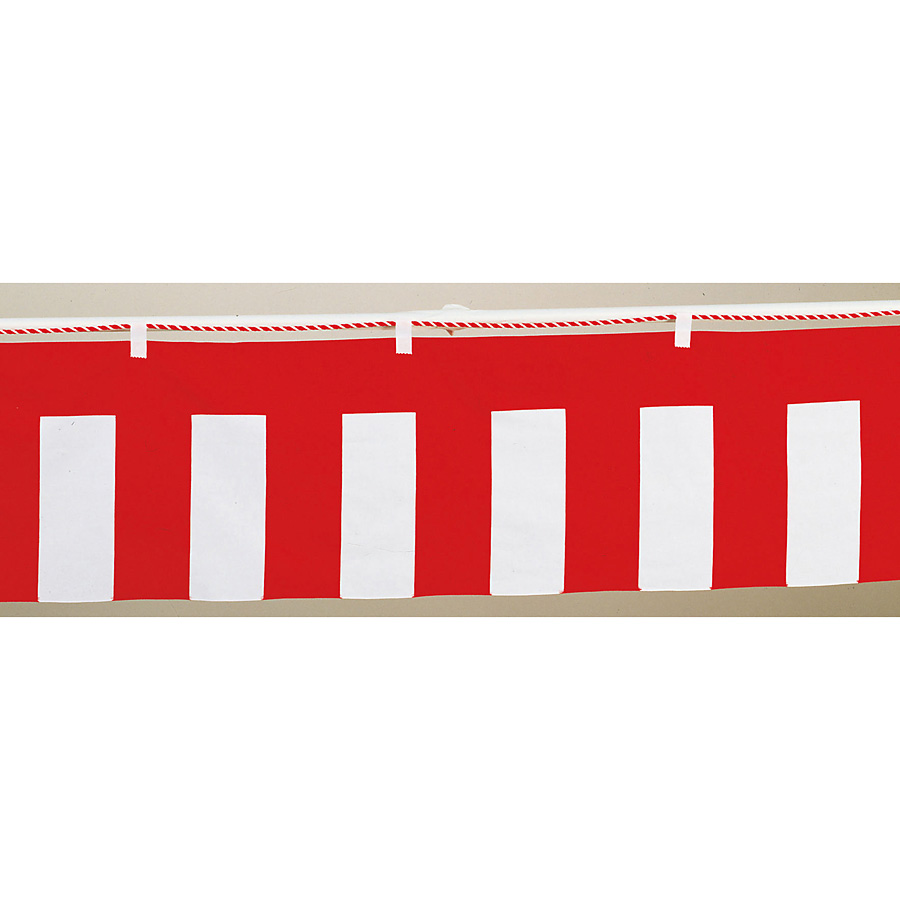 紅白幕 1間 幅180cm 高さ90cm - 調理器具のSHOKUBI