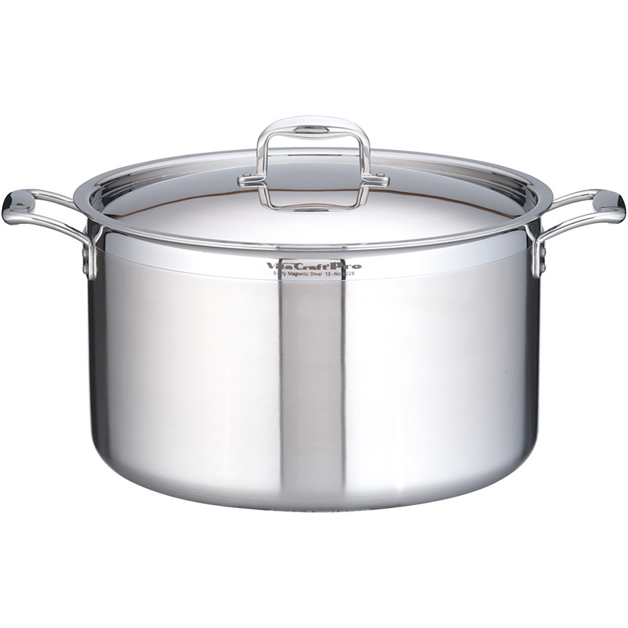 ビタクラフト プロシリーズ 半寸胴鍋 蓋付 No.0228 40cm - 調理器具の