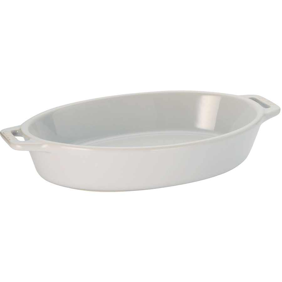 ★期間限定値下げ★ストウブ オーバル ホットプレート ホワイト ブラスノブ　美品 ZWILLINGおまとめ】オーバルホットプレート 23cm