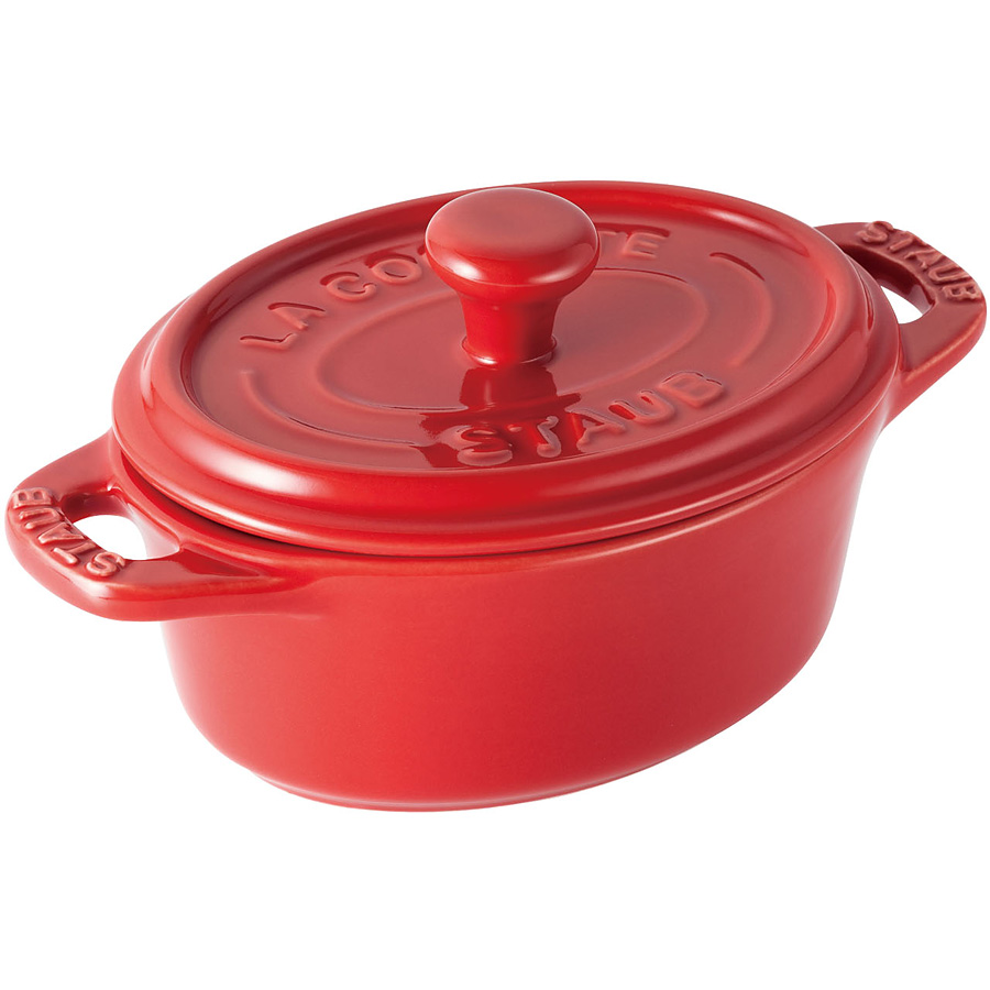 ストウブ セラミック オーバル ミニココット 40511-086 チェリー