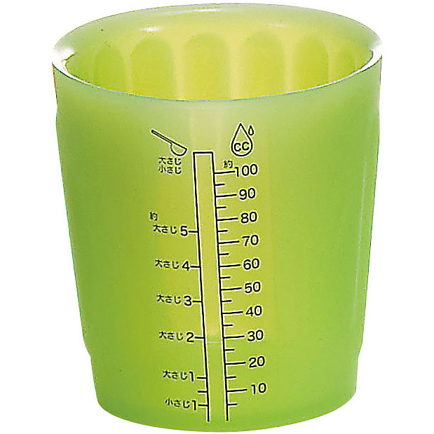 ワールドクリエイト ｖｉｖ ヴィヴ シリコン メジャーカップ Sサイズ グリーン 調理器具のshokubi