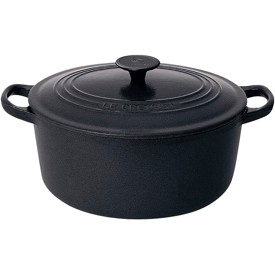 ル・クルーゼ　ココットロンド　28 シグニチャー ココット・ロンド 28cm マットブラック (ブラックマット