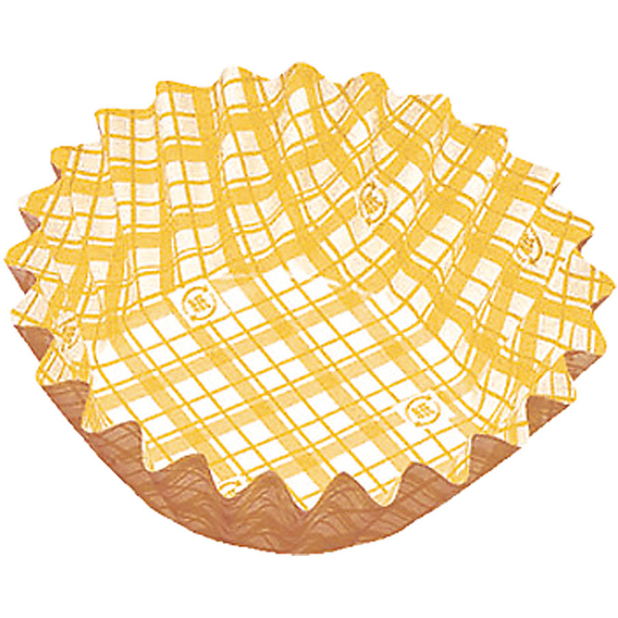 アヅミ産業 紙カップ ココケース 丸型 500枚入り 8号深 黄 - 調理器具