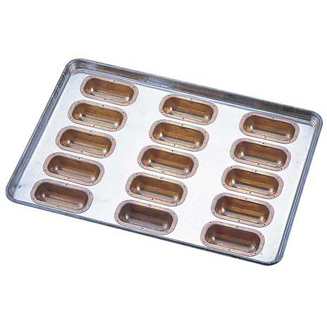 千代田金属 シリコン 加工 マドレーヌ型 貝 シェル 型 天板 8個付 2