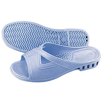 ニシベケミカル 抗菌衛生 婦人サンダル カナリヤ 水色 Lサイズ - 調理
