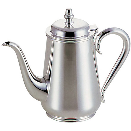 早川器物 洋白 3.8μ コーヒーポット 東型 10人用 - 調理器具のSHOKUBI