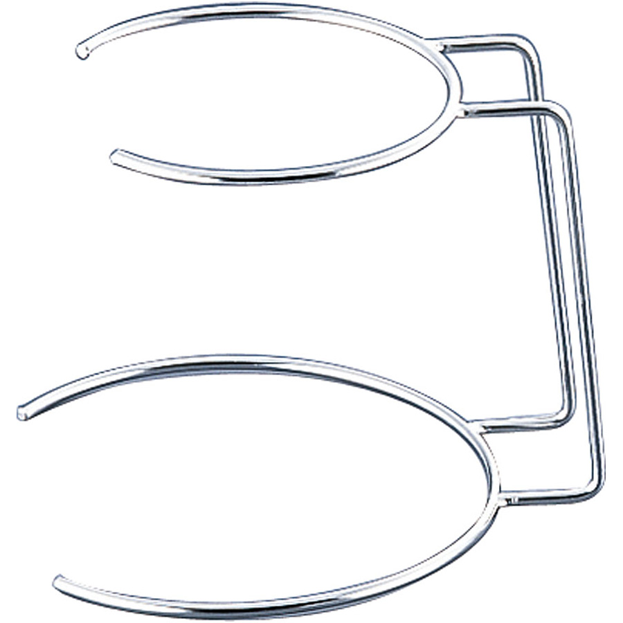 18-8 ステンレス 2段 陶器皿スタンド シルバー - 調理器具のSHOKUBI