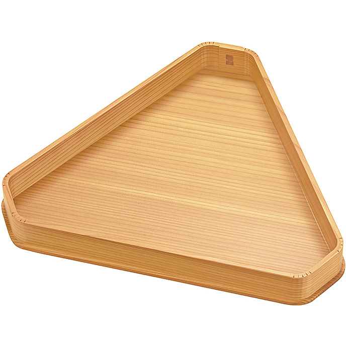 木曽杉 三角皿 八寸 - 調理器具のSHOKUBI