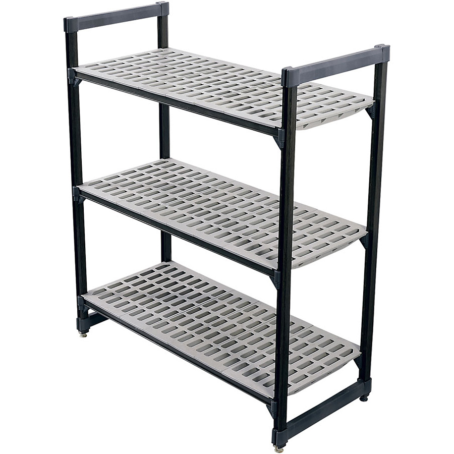トラスト 固定式 シェルビング 3段セット 610型 高さ820 w610 - 調理