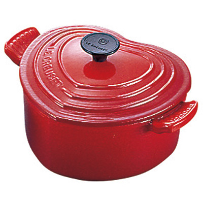 ルクルーゼ(Le Creuset) ココット・ダムール 18cmチェリーレッド ル・クルーゼ ココット・ダムール18cm ﾁｪﾘｰﾚｯﾄﾞ 25C1 - 調理器具