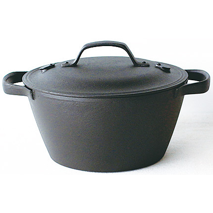 及源鋳造 クックトップ 丸 深形鍋 CT-003 24cm - 調理器具のSHOKUBI