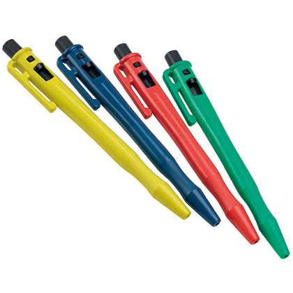 スプリングレス型 キャップレスボールペン スタンダードインク ノック式 標準クリップ ボディ緑 Rg Rsc5 Bl インク色青 調理器具のshokubi