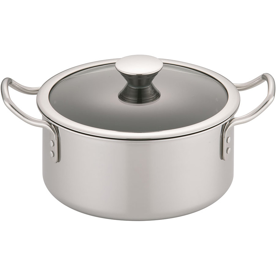 ウルシヤマ金属 ステンレス両手鍋25㎝×20.1㎝ IH ガス 200V 業務用 ウルシヤマ金属工業 ウルシヤマ ステンレス 揚げ鍋 20cm 揚げ網