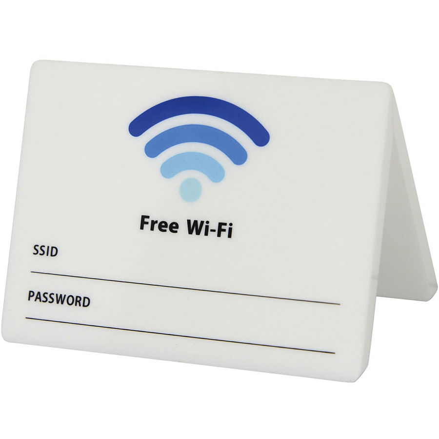 アクリル ユニバーサルサイン Wi-Fi
