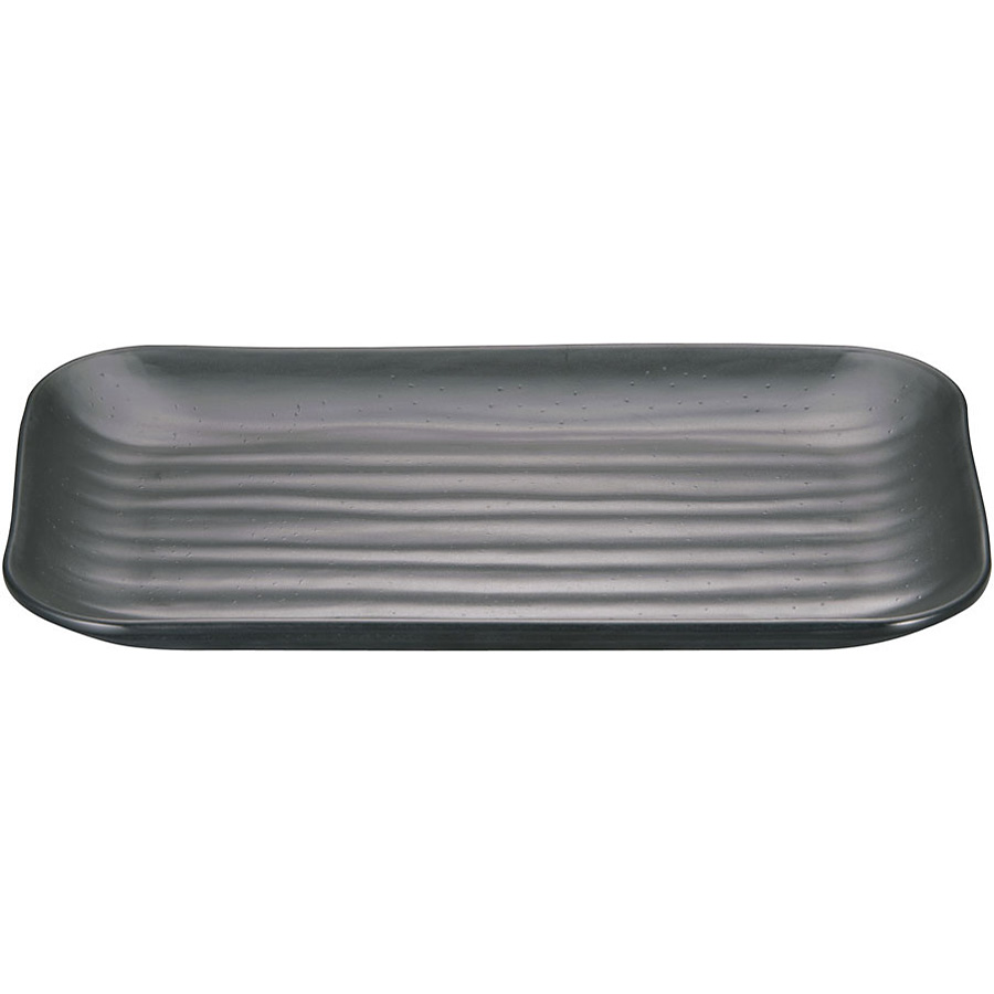 マイン メラミンウェア 角皿 黒 244×145mm M11-138 大 - 調理器具のSHOKUBI