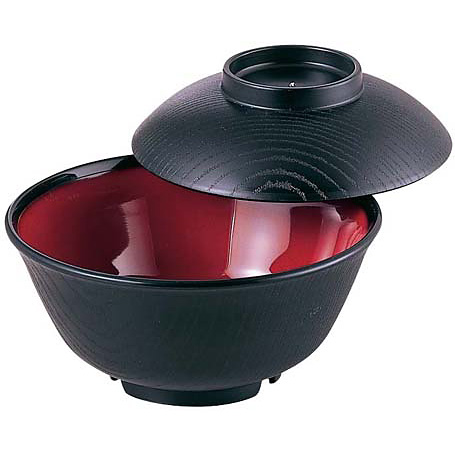 タカギ産業 二色種丼 蓋付 SW-123 黒/内ワイン - 調理器具のSHOKUBI