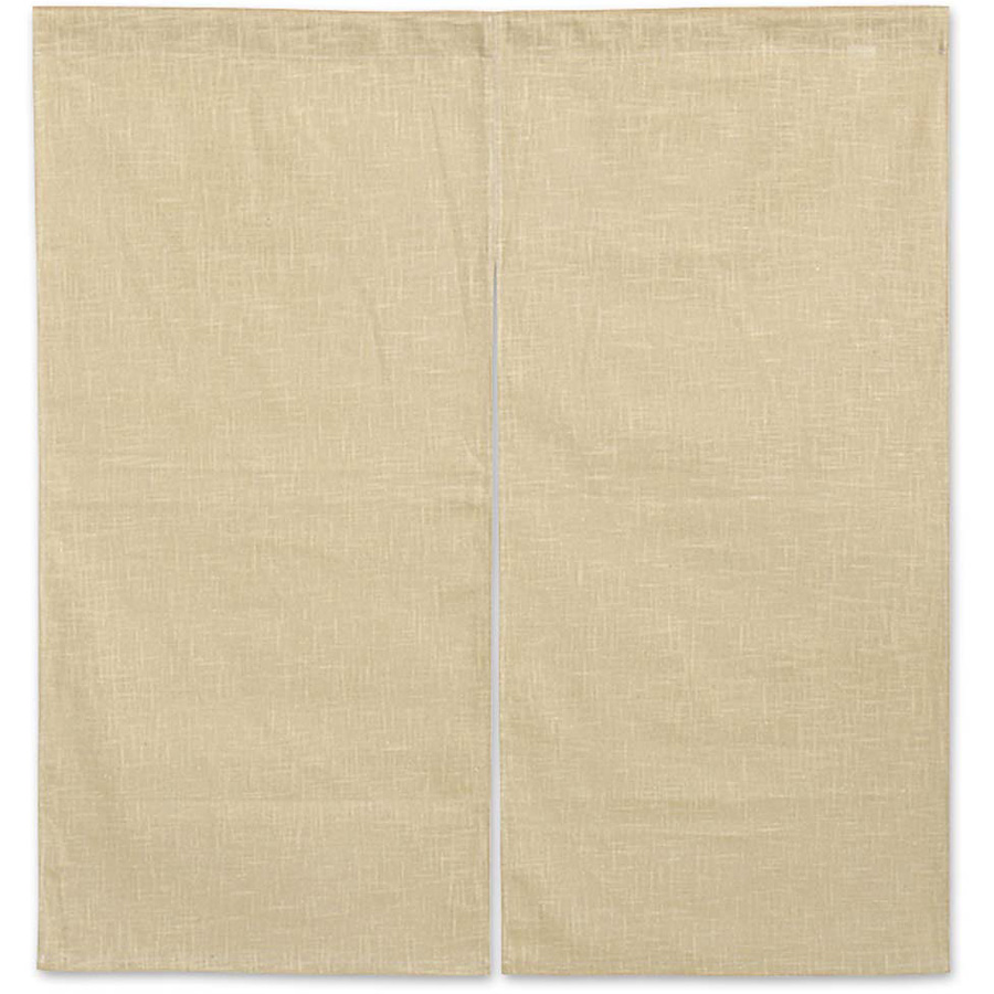 サンメルヘン 半間のれん 綿麻無地 850×900mm 001-04 ベージュ - 調理
