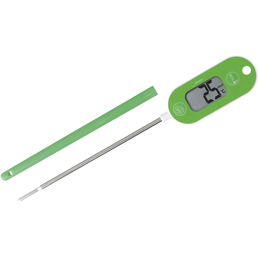 ドリテック 防水中心温度計 O-280 グリーン - 調理器具のSHOKUBI