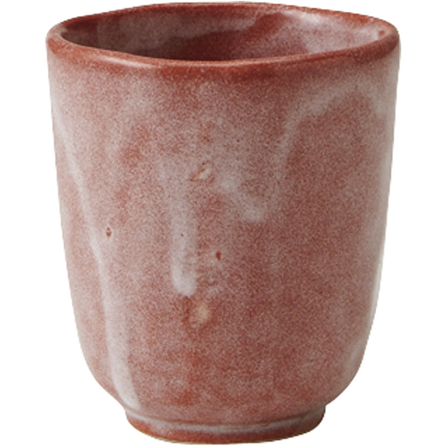 湯呑 M074-02 赤楽 - 調理器具のSHOKUBI