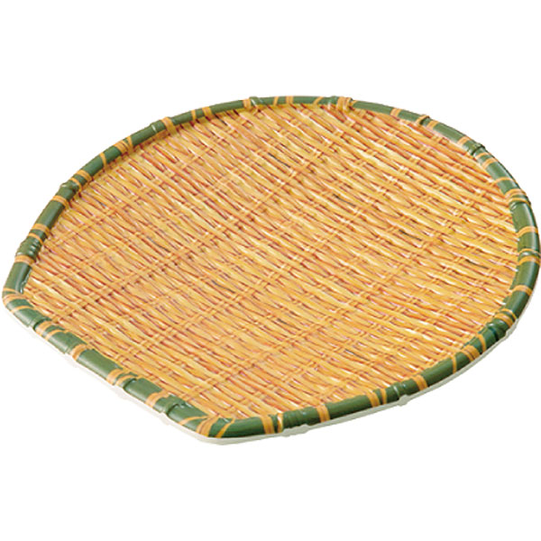 竹風 メラミン プレート 箕ザル 91-304S 小 - 調理器具のSHOKUBI