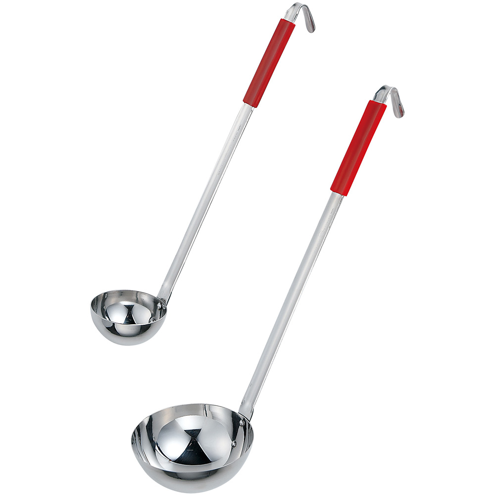 カンダ いろ・色シリーズ 『いろ・色』 レードル 大 オレンジ横口/70cc