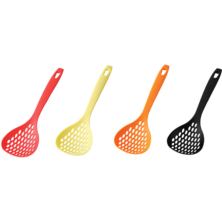 ホームシェフ ミニ メッシュスプーン イエロー - 調理器具のSHOKUBI