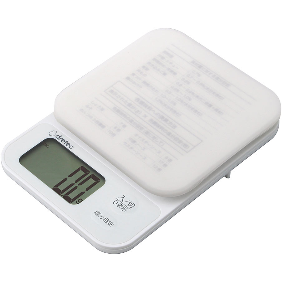 キッチンスケール 味付けの目安がわかるデジタルスケール KS-834 - 調理器具のSHOKUBI