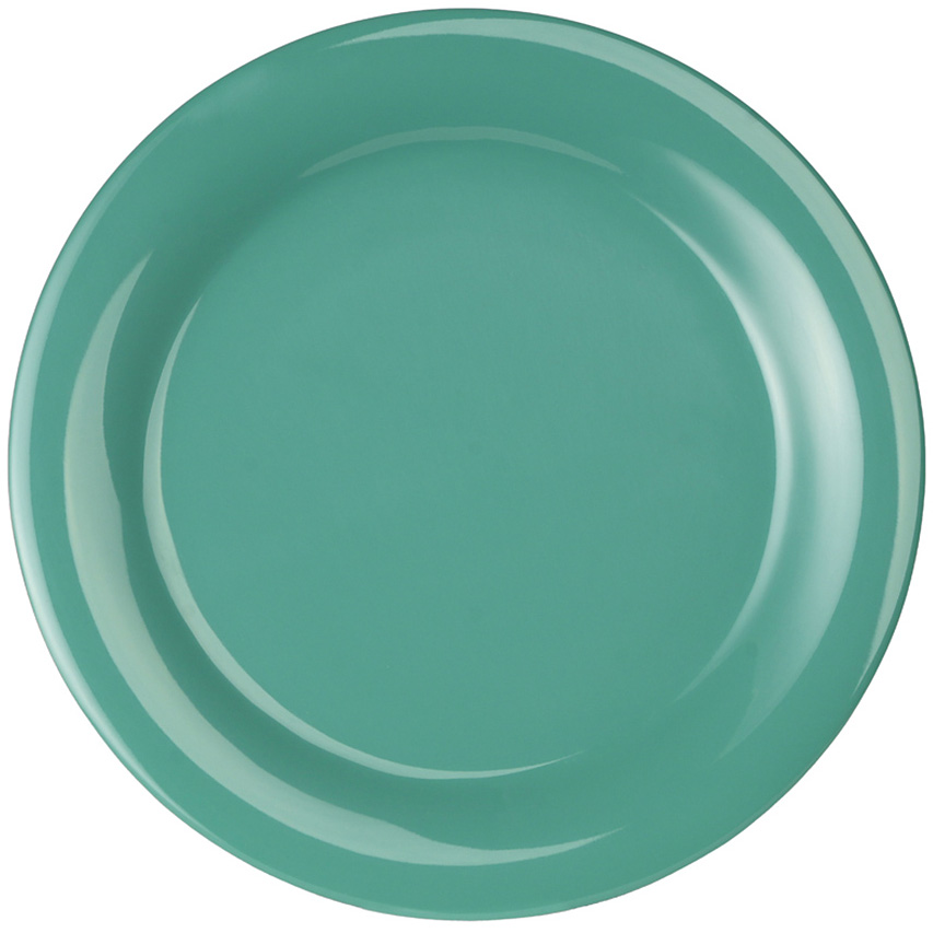 Thunder Group メラミン食器 リムプレート 27cm CR110GR グリーン