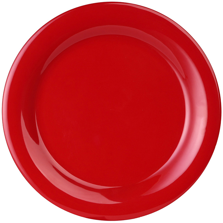 Thunder Group メラミン食器 リムプレート 27cm CR110PR レッド - 調理
