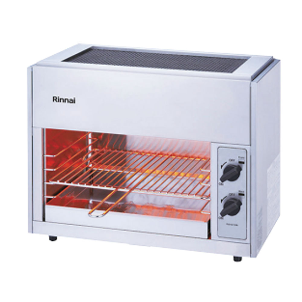 リンナイ ガス赤外線グリラー 上火タイプ LPG RGP-62SV(A) ペットミニ6