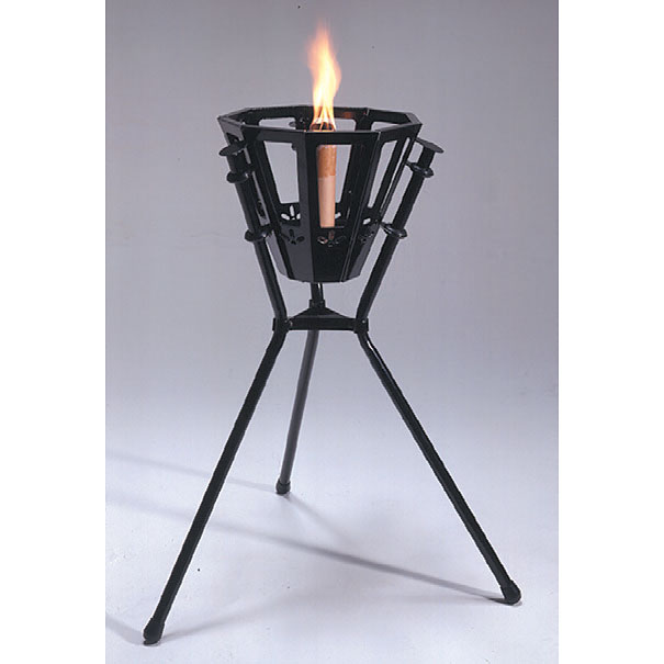 演出用かがり火 松明 小型 1本入 SX-005 専用ろうそく式 - 調理器具の