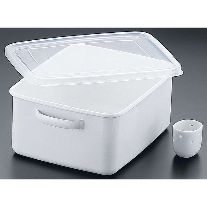 野田琺瑯 ホーロー ぬか漬け美人 冷蔵庫用ぬか床容器 TK-58 5.8