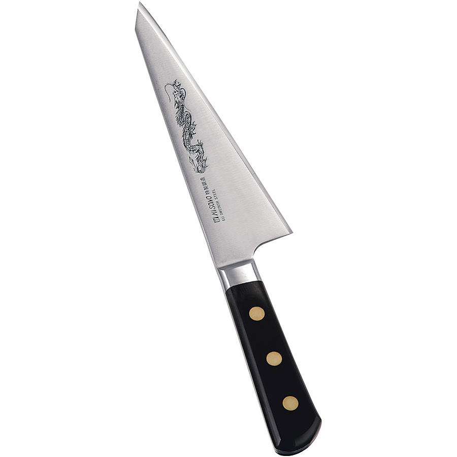 ミソノ　ガラスキ　包丁 ミソノ刃物 龍彫刻入り ガラスキ 18cm No.146M - 調理器具のSHOKUBI