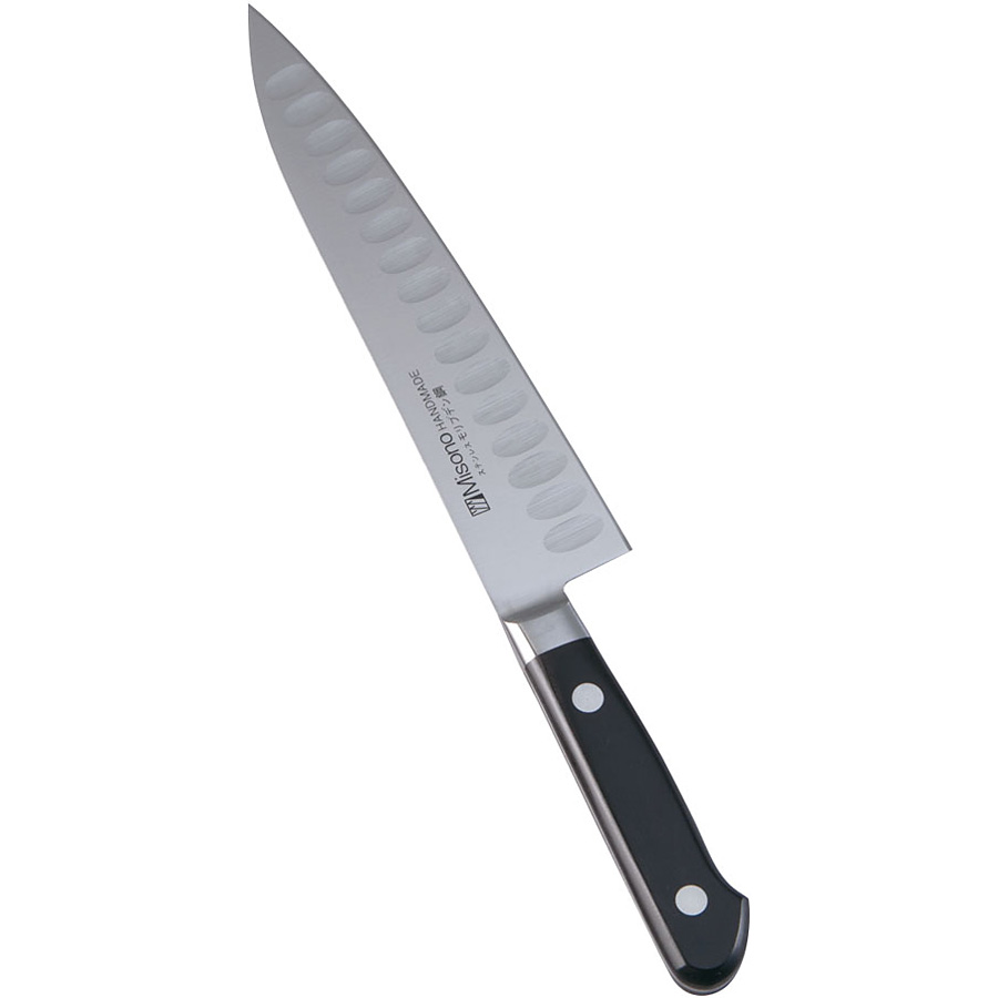ミソノ刃物 モリブデン鋼 牛刀サーモン No.561 18cm - 調理器具のSHOKUBI