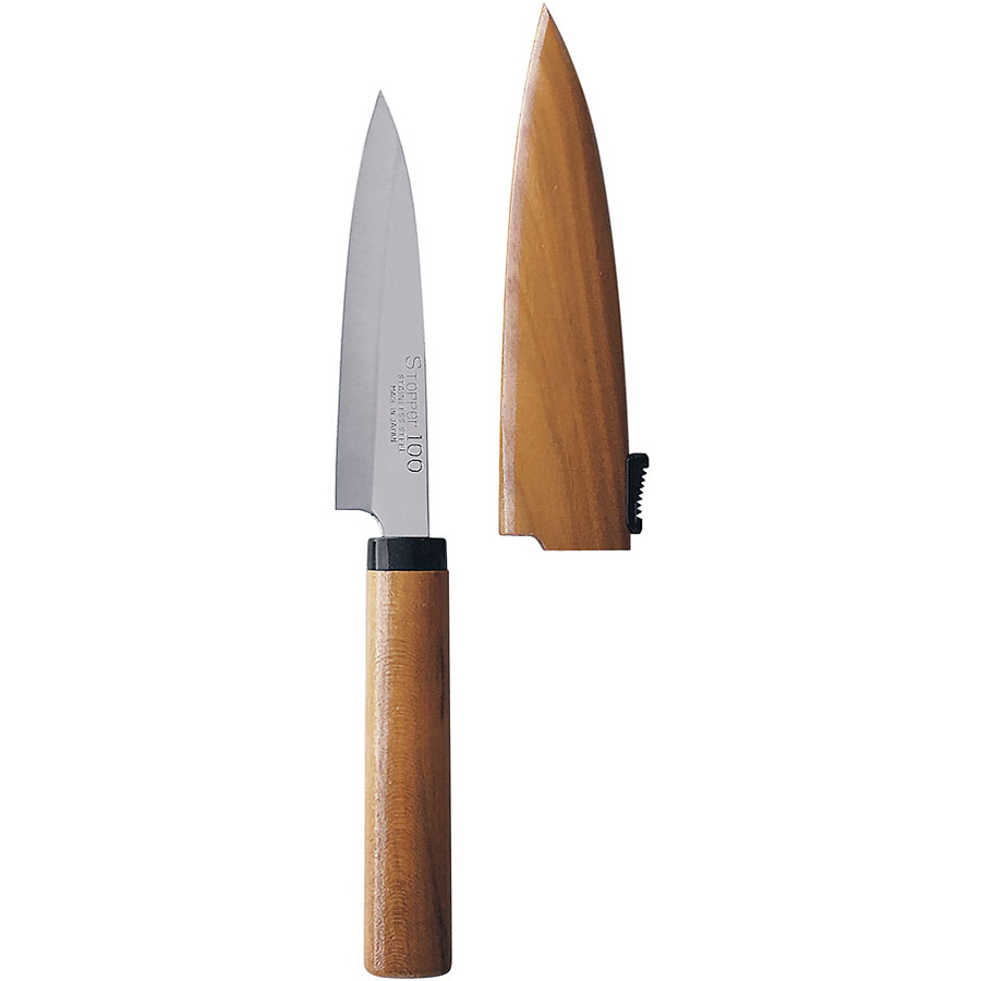 インテックカネキ ストッパー付フルーツナイフ 剣型 No.100 - 調理器具