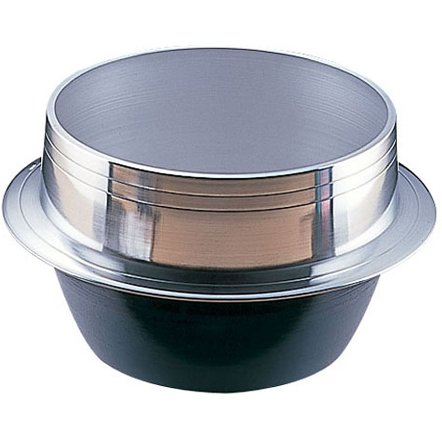 中尾アルミ アルミイモノ 羽釜 カン無し 48cm - 調理器具のSHOKUBI