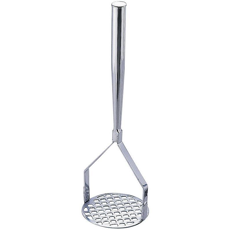 遠藤商事 18-8 ステンレス ポテトマッシャー パイプ柄 業務用 小